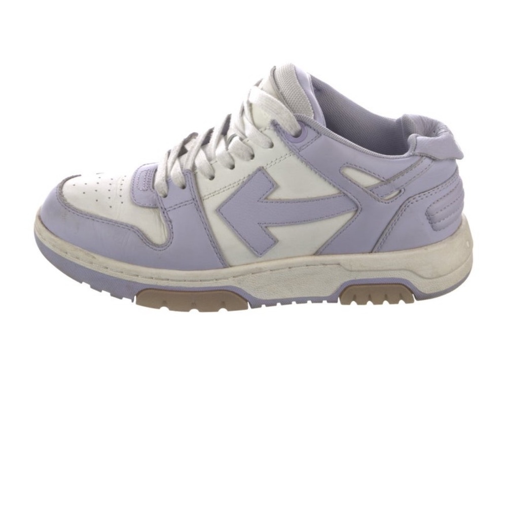Off-White Purple and White Sneakers